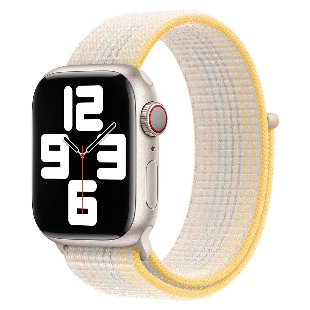 Meget Skøn Nylon Universal Rem passer til Apple Smartwatch - Hvid#serie_8