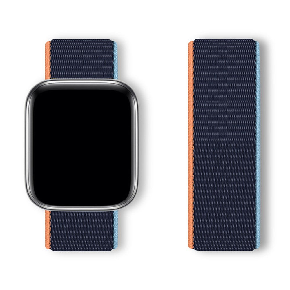 Meget Skøn Nylon Universal Rem passer til Apple Smartwatch - Blå#serie_9
