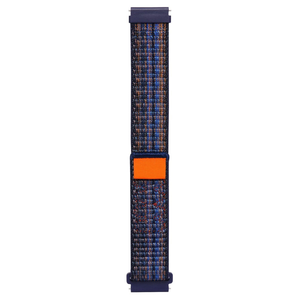 Rigtigt Pænt Nylon Universal Rem passer til Smartwatch - Blå#serie_2