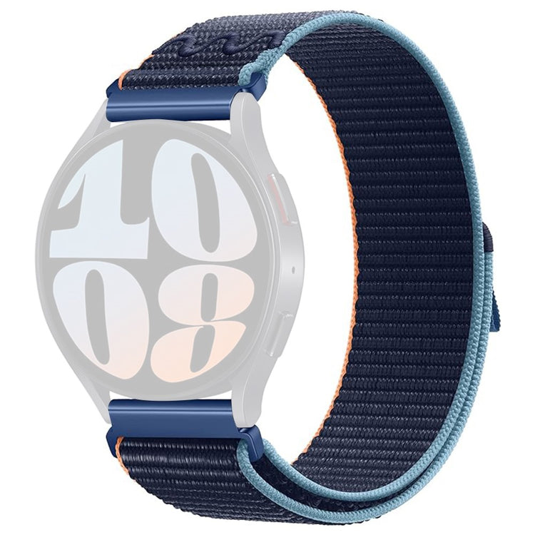 Rigtigt Pænt Nylon Universal Rem passer til Smartwatch - Blå#serie_9