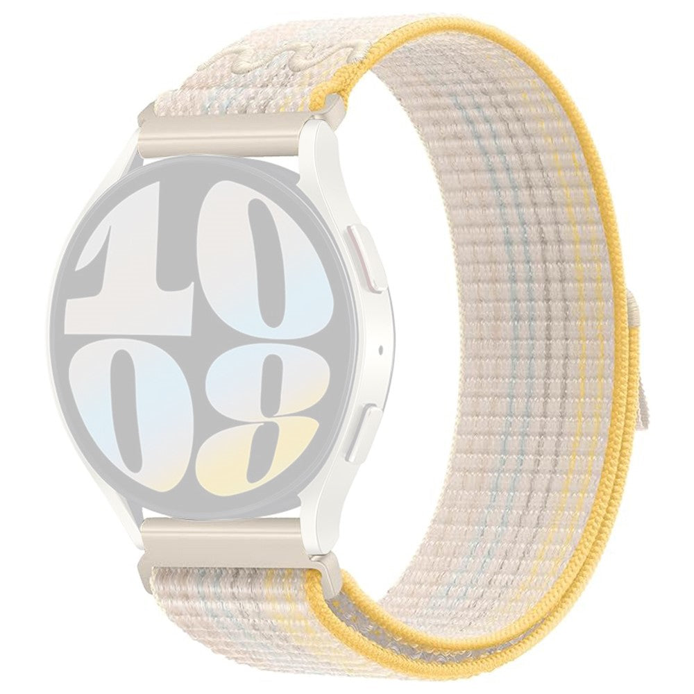Vildt Smuk Nylon Universal Rem passer til Smartwatch - Hvid#serie_8