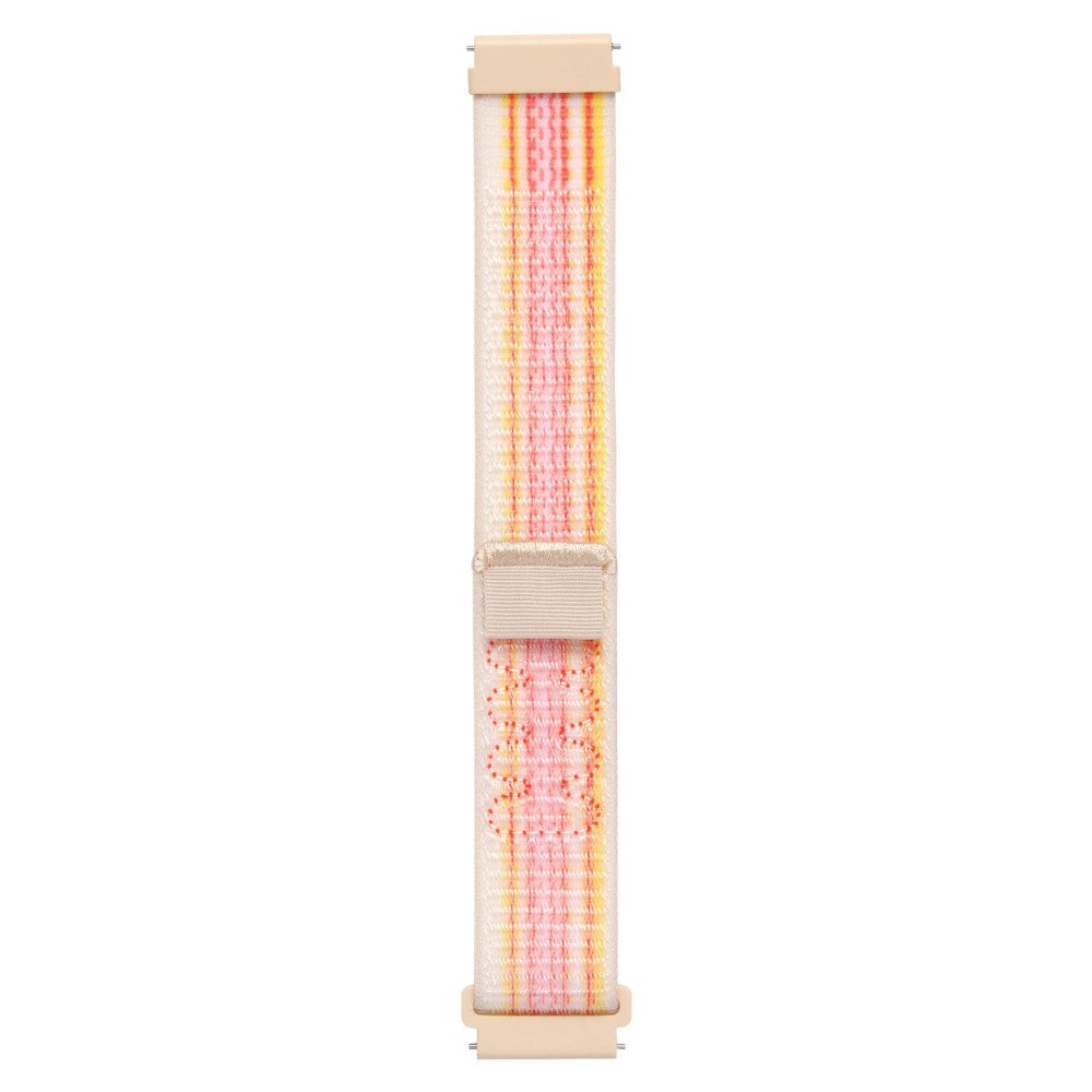 Vildt Smuk Nylon Universal Rem passer til Smartwatch - Pink#serie_12