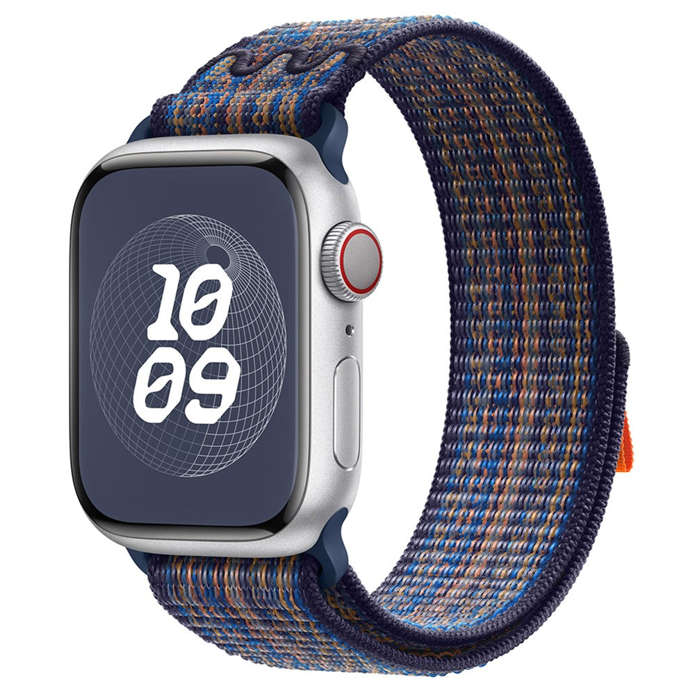 Meget Fed Nylon Universal Rem passer til Apple Smartwatch - Blå#serie_2
