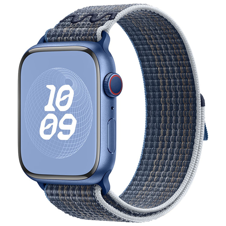 Meget Fed Nylon Universal Rem passer til Apple Smartwatch - Blå#serie_3