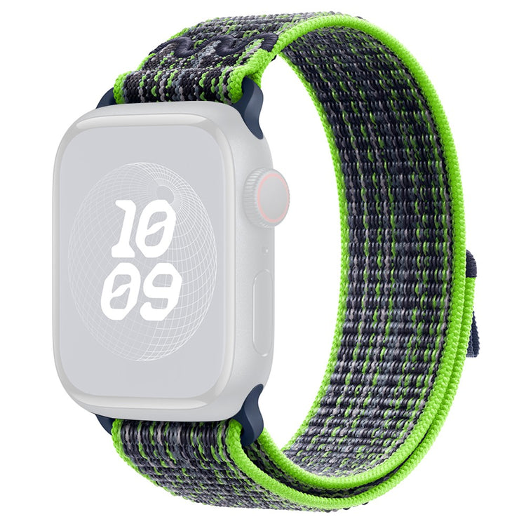 Meget Fed Nylon Universal Rem passer til Apple Smartwatch - Grøn#serie_5