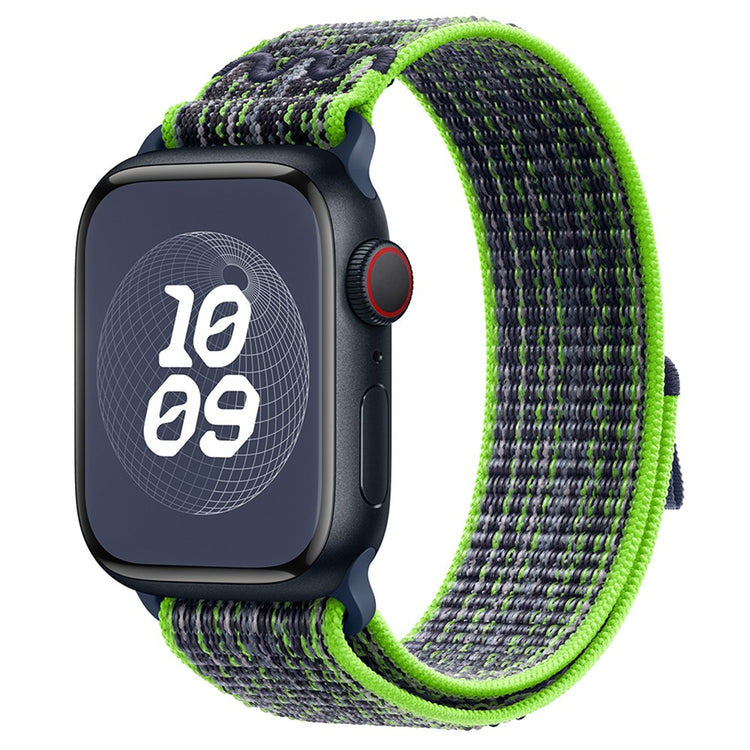 Meget Fed Nylon Universal Rem passer til Apple Smartwatch - Grøn#serie_5