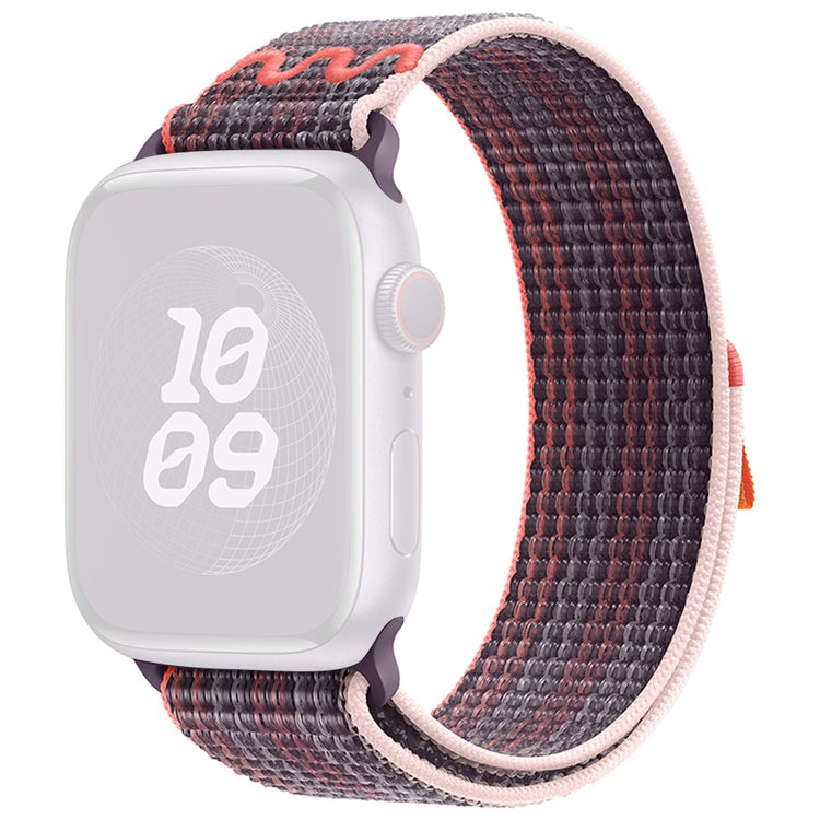 Meget Fed Nylon Universal Rem passer til Apple Smartwatch - Lilla#serie_6