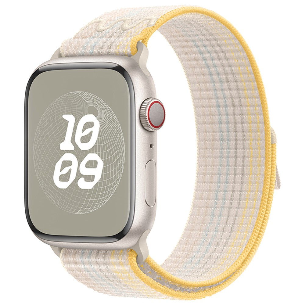 Meget Fed Nylon Universal Rem passer til Apple Smartwatch - Hvid#serie_8