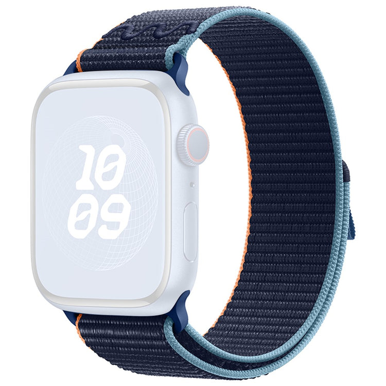 Meget Fed Nylon Universal Rem passer til Apple Smartwatch - Blå#serie_9