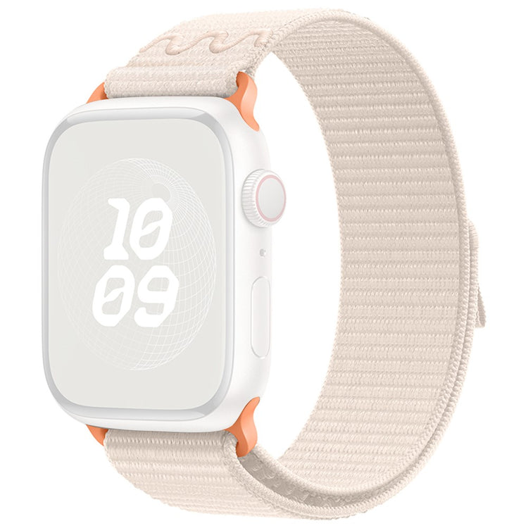 Meget Fed Nylon Universal Rem passer til Apple Smartwatch - Hvid#serie_13