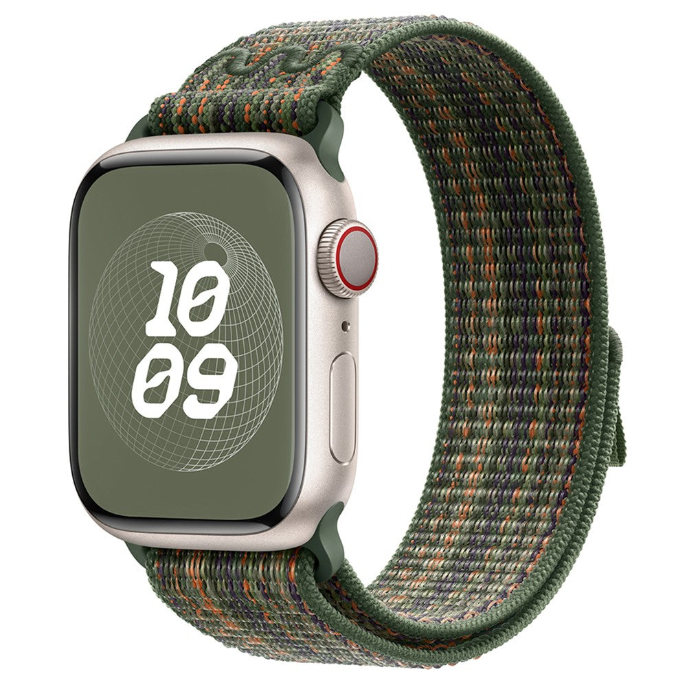 Helt Vildt Fint Nylon Universal Rem passer til Apple Smartwatch - Grøn#serie_1