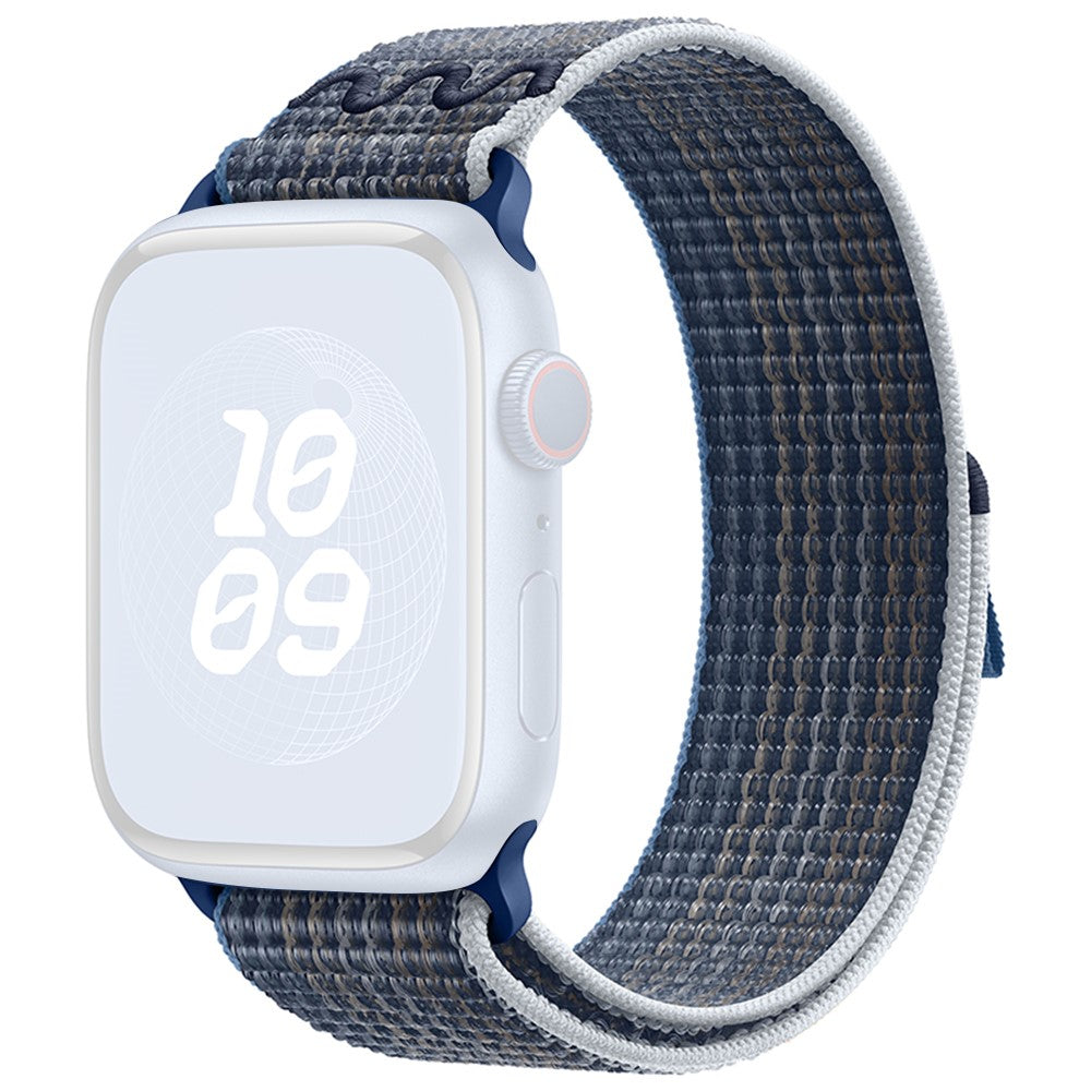 Helt Vildt Fint Nylon Universal Rem passer til Apple Smartwatch - Blå#serie_3