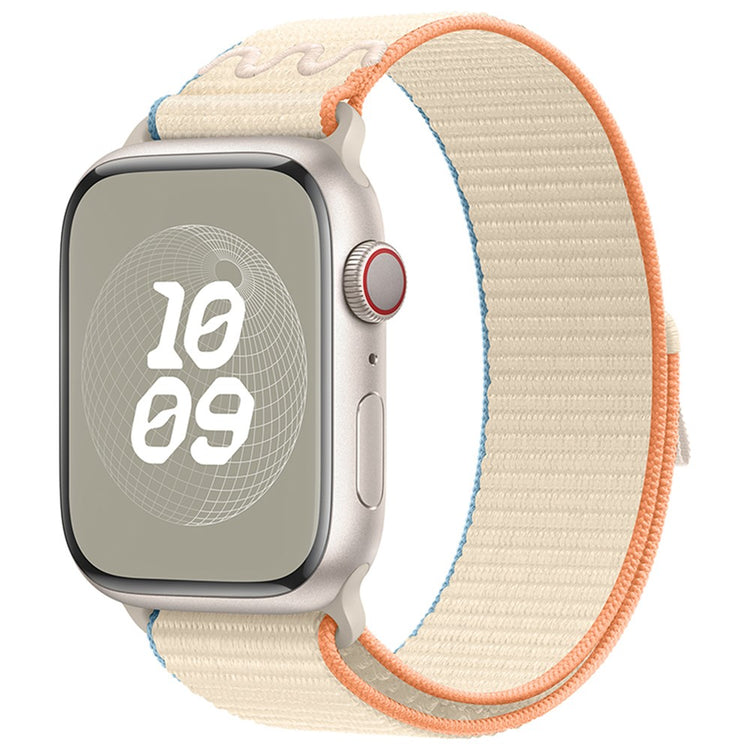 Helt Vildt Fint Nylon Universal Rem passer til Apple Smartwatch - Hvid#serie_7
