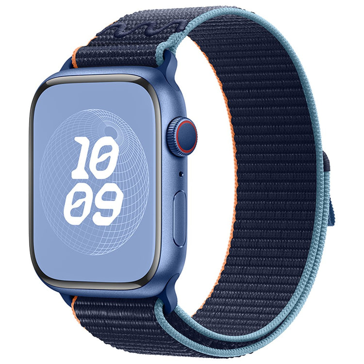 Helt Vildt Fint Nylon Universal Rem passer til Apple Smartwatch - Blå#serie_9
