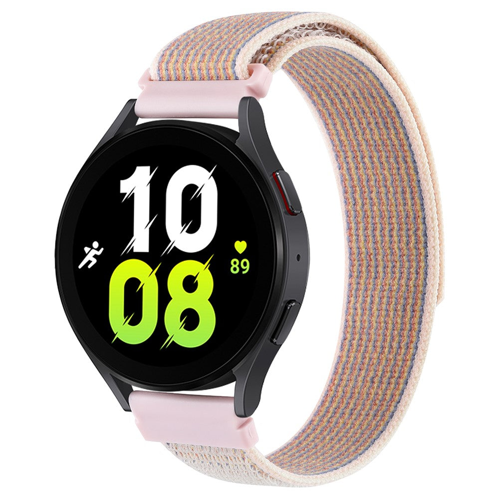 Rigtigt Elegant Nylon Universal Rem passer til Smartwatch - Pink#serie_2