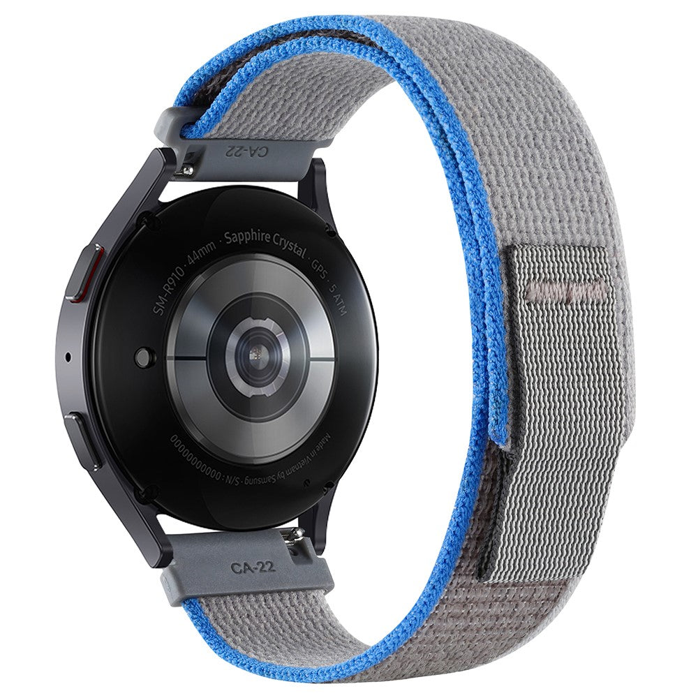 Rigtigt Elegant Nylon Universal Rem passer til Smartwatch - Blå#serie_7
