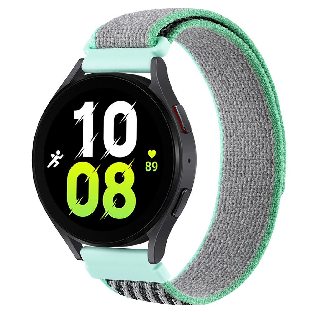 Rigtigt Elegant Nylon Universal Rem passer til Smartwatch - Grøn#serie_8