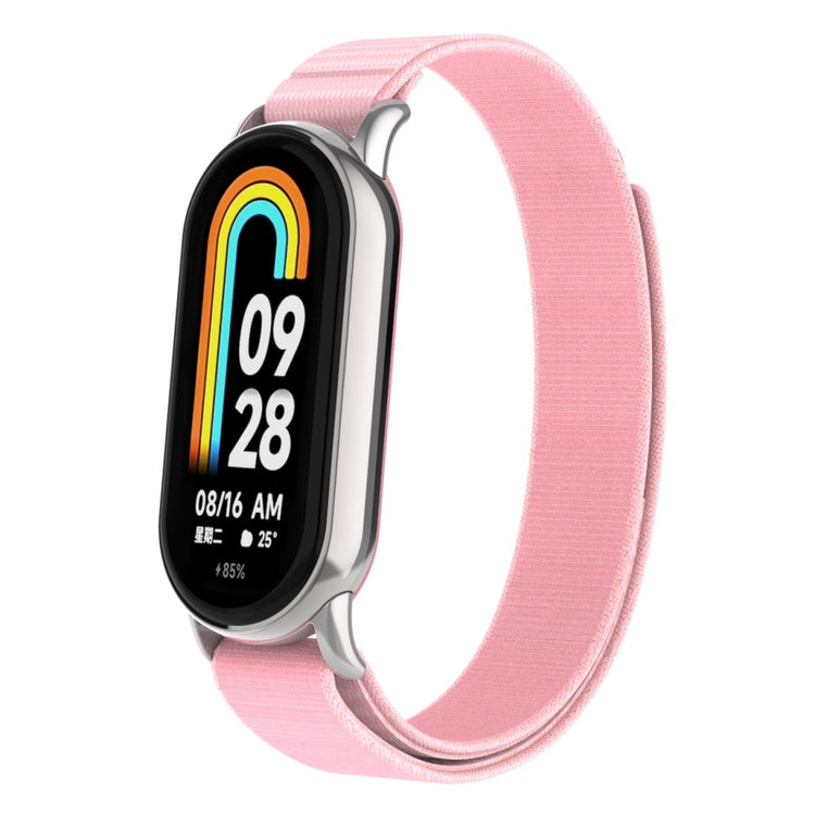 Helt Vildt Flot Nylon Rem passer til Xiaomi Smart Band 8 - Pink#serie_1