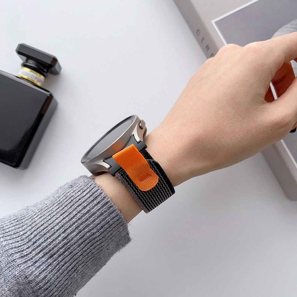 Vildt Holdbart Nylon Universal Rem passer til Samsung Smartwatch - Sølv#serie_4