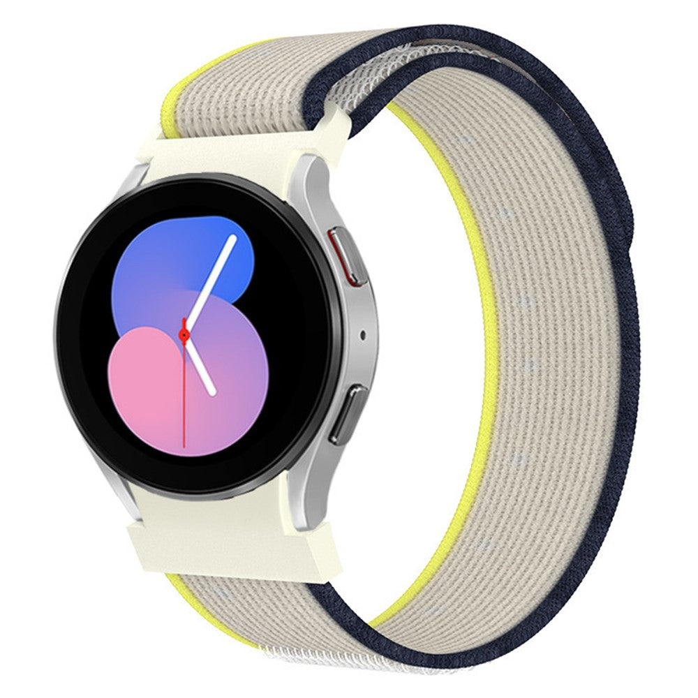 Vildt Holdbart Nylon Universal Rem passer til Samsung Smartwatch - Sølv#serie_7