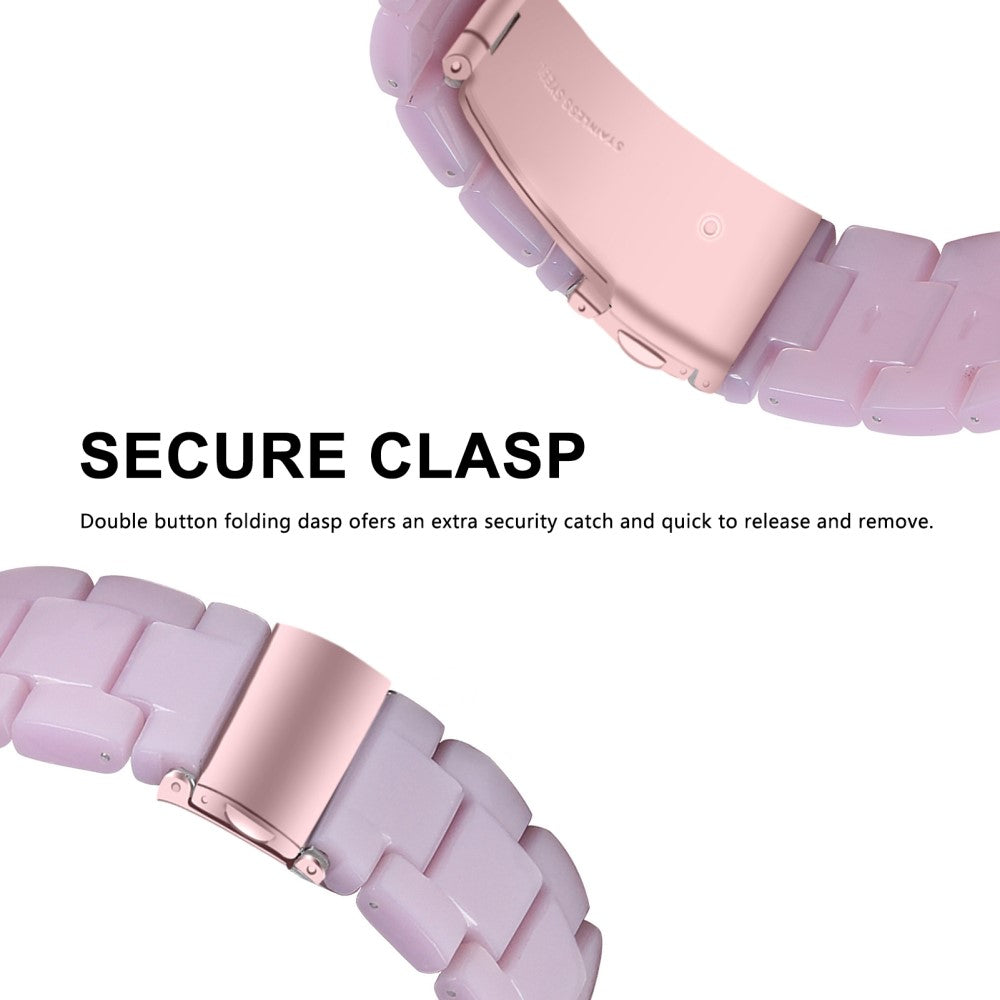 Holdbart Plastik Rem passer til Withings Steel HR (40mm) - Pink#serie_25