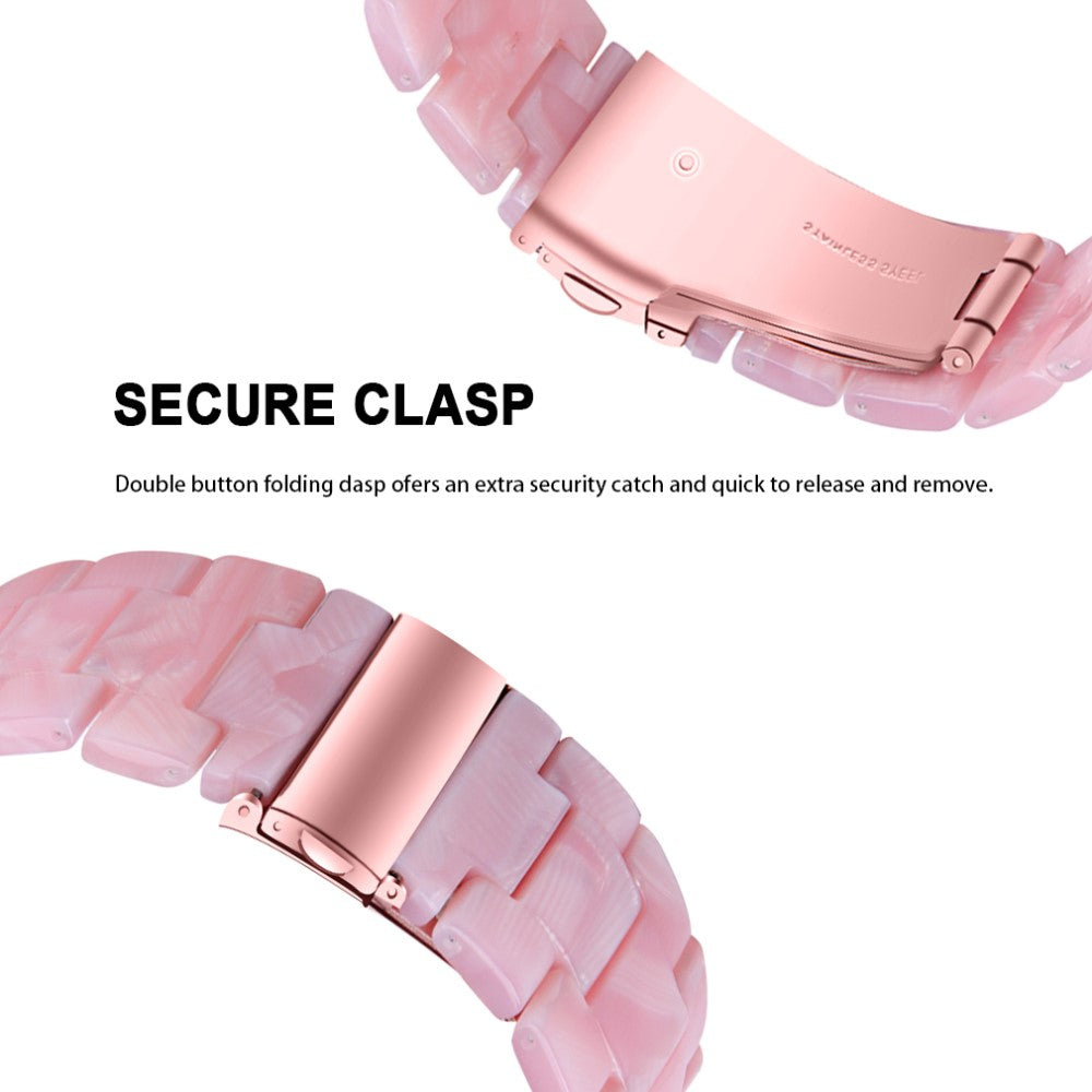 Vildt Slidstærk Plastik Rem passer til Withings Steel HR (40mm) - Pink#serie_23