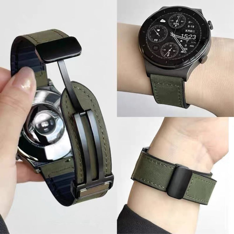 Super Pleasant Smartwatch Genuine Leather Universel Strap - Brown#serie_6