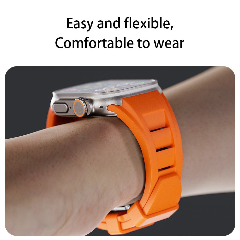 Delightful Apple Smartwatch Silicone Universel Strap - Orange#serie_4