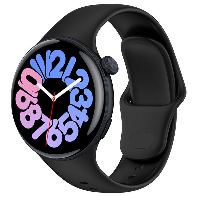 Super Stylish Vivo Watch 3 Silicone Strap - Black#serie_1