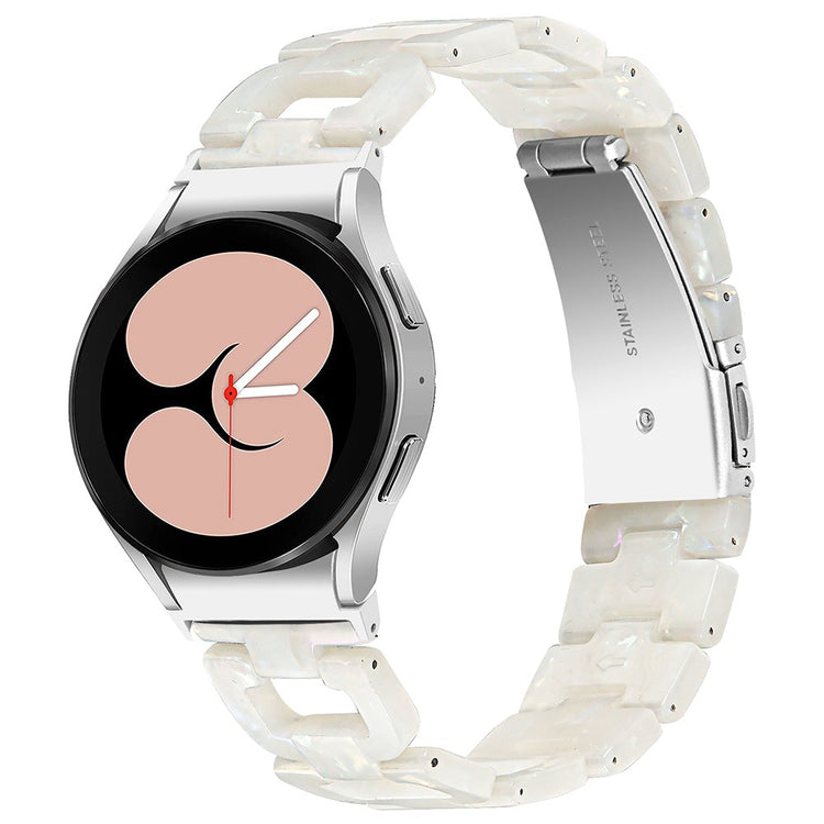 Very Elegant Samsung Smartwatch Plastic Universel Strap - White#serie_12