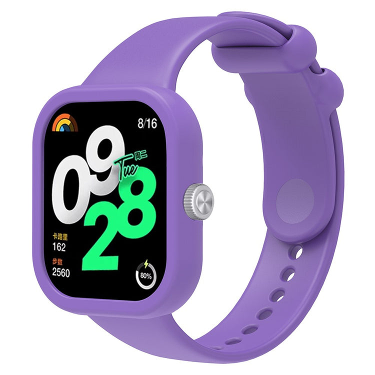 Absolutely Neat Xiaomi Redmi Watch 4 Silicone Strap - Purple#serie_5