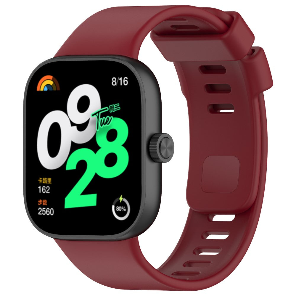 Xiaomi Redmi Watch 4 / Xiaomi Smart Band 8 Pro Silicone Universel Strap - Red#serie_8