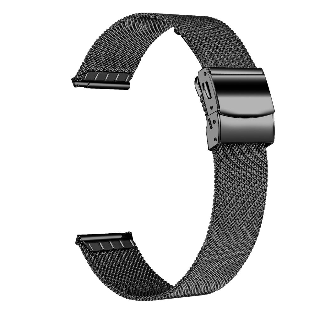 LG Watch Sport Stainless Steel Band 20mm Milanese Replacement Smart Watch Strap - Black#serie_016