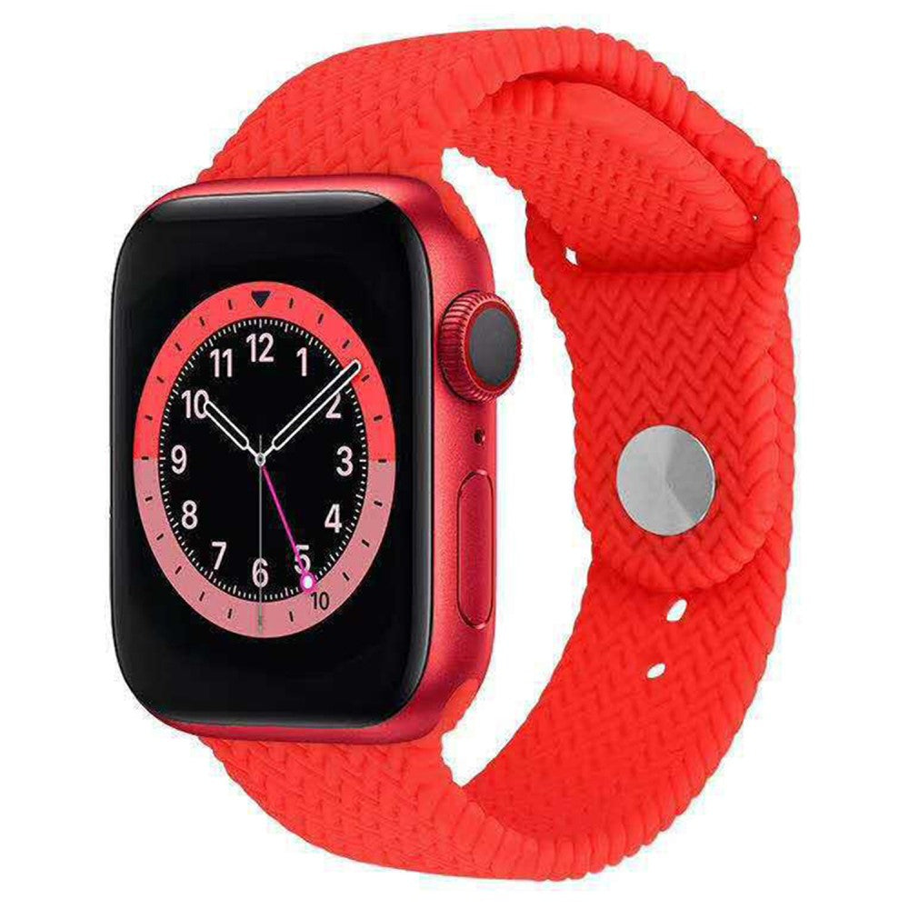 Mega Comfortable Apple Smartwatch Silicone Universel Strap - Red#serie_5