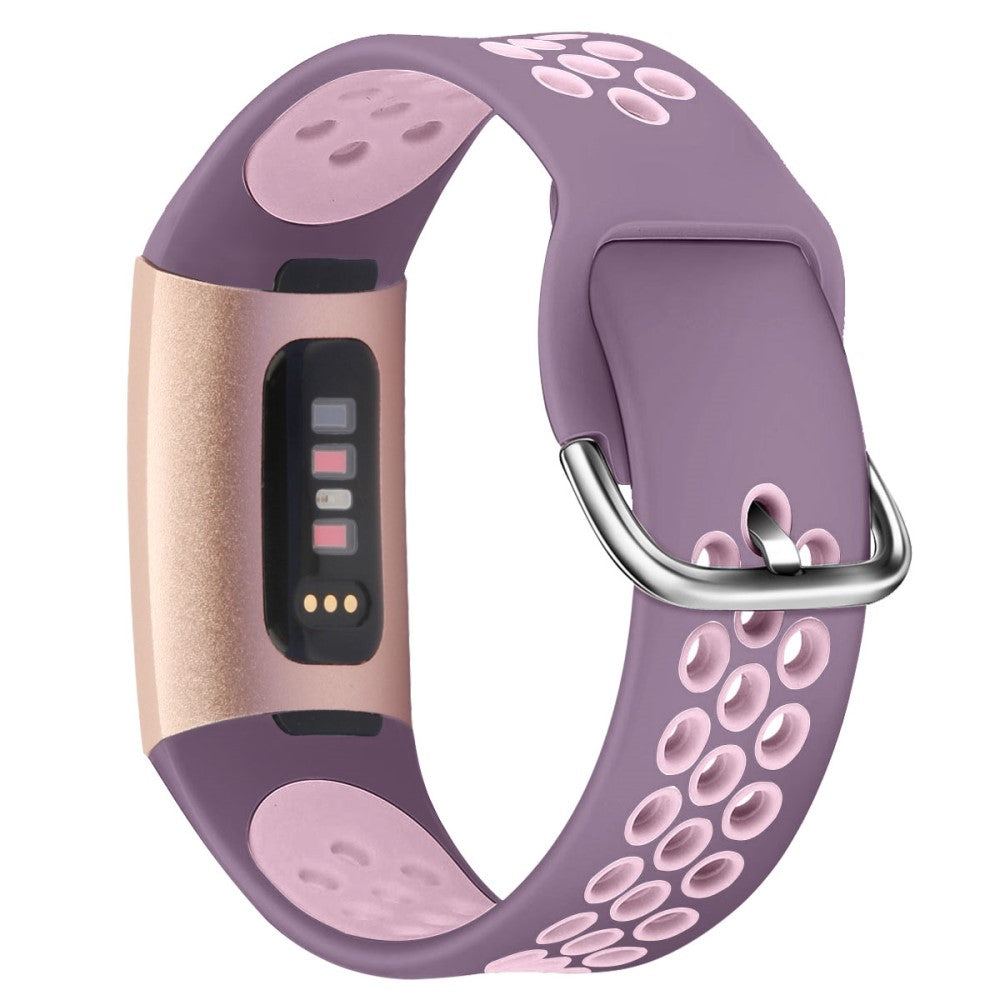 Fitbit Charge 3 / Fitbit Charge 4 Silicone Universel Strap - Purple#serie_18