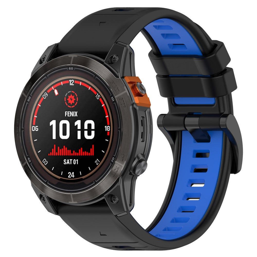 Incredibly Neat Garmin Smartwatch Silicone Universel Strap - Blue#serie_6