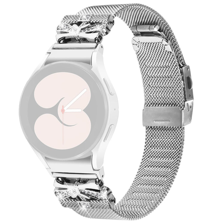 Stylish Samsung Smartwatch Metal Universel Strap - Silver#serie_133