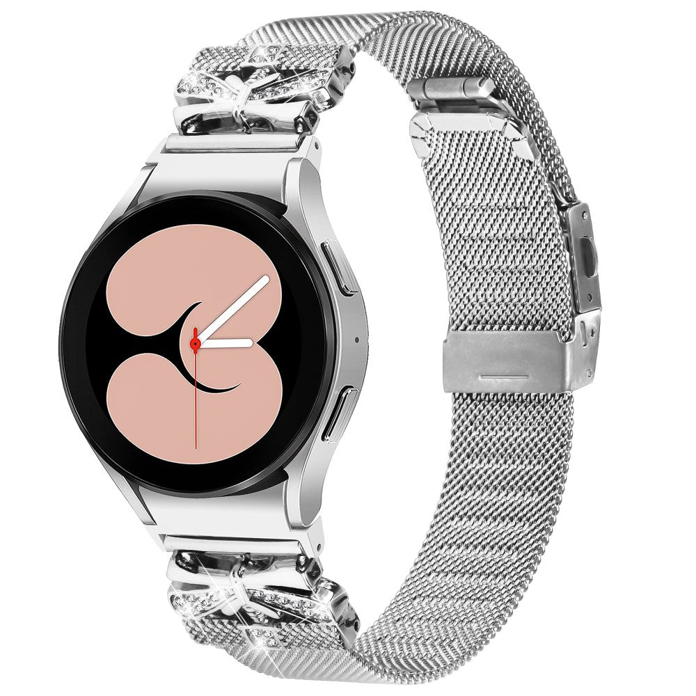 Stylish Samsung Smartwatch Metal Universel Strap - Silver#serie_133