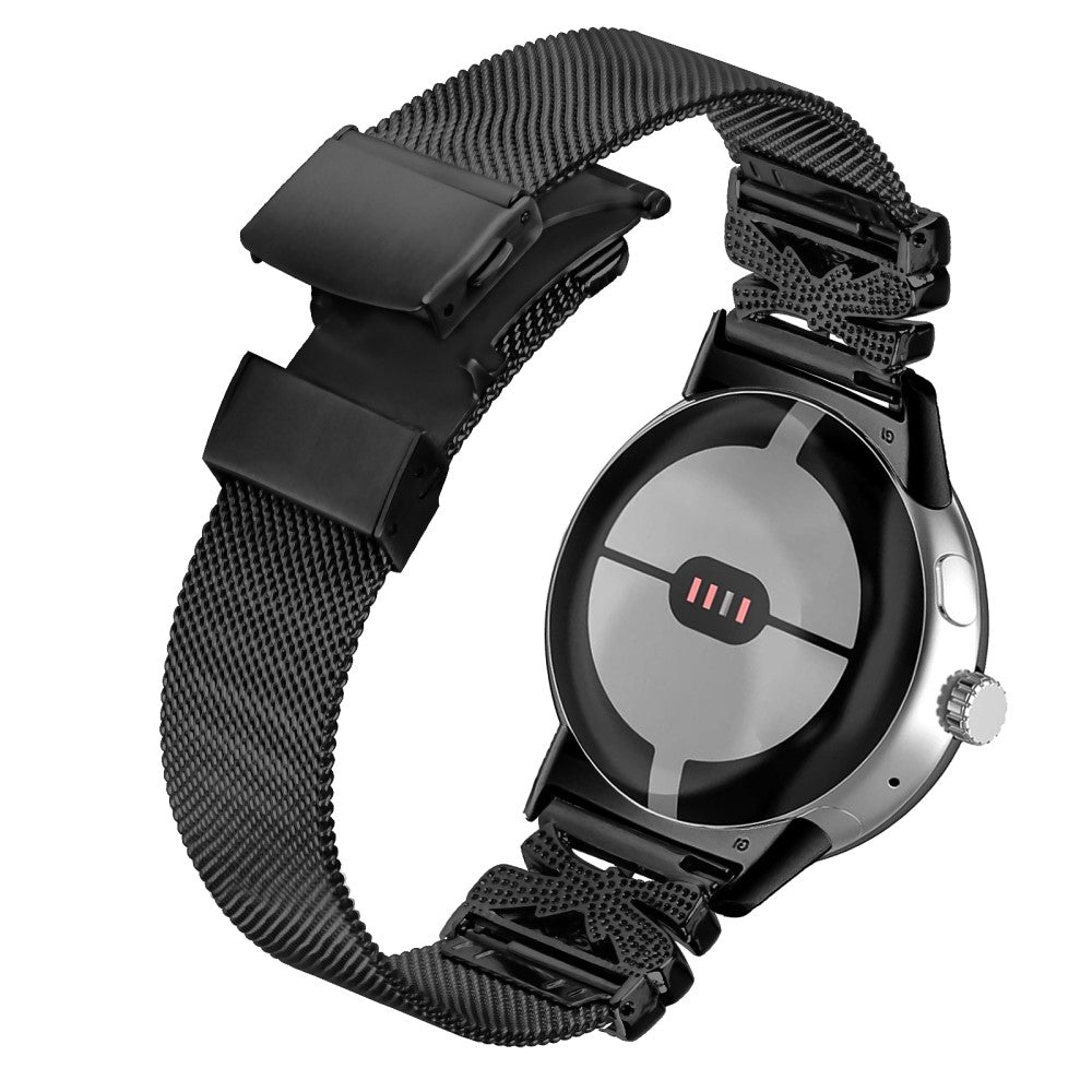 Google Pixel Watch / Google Pixel Watch 2 Metal Universel Strap - Black#serie_035