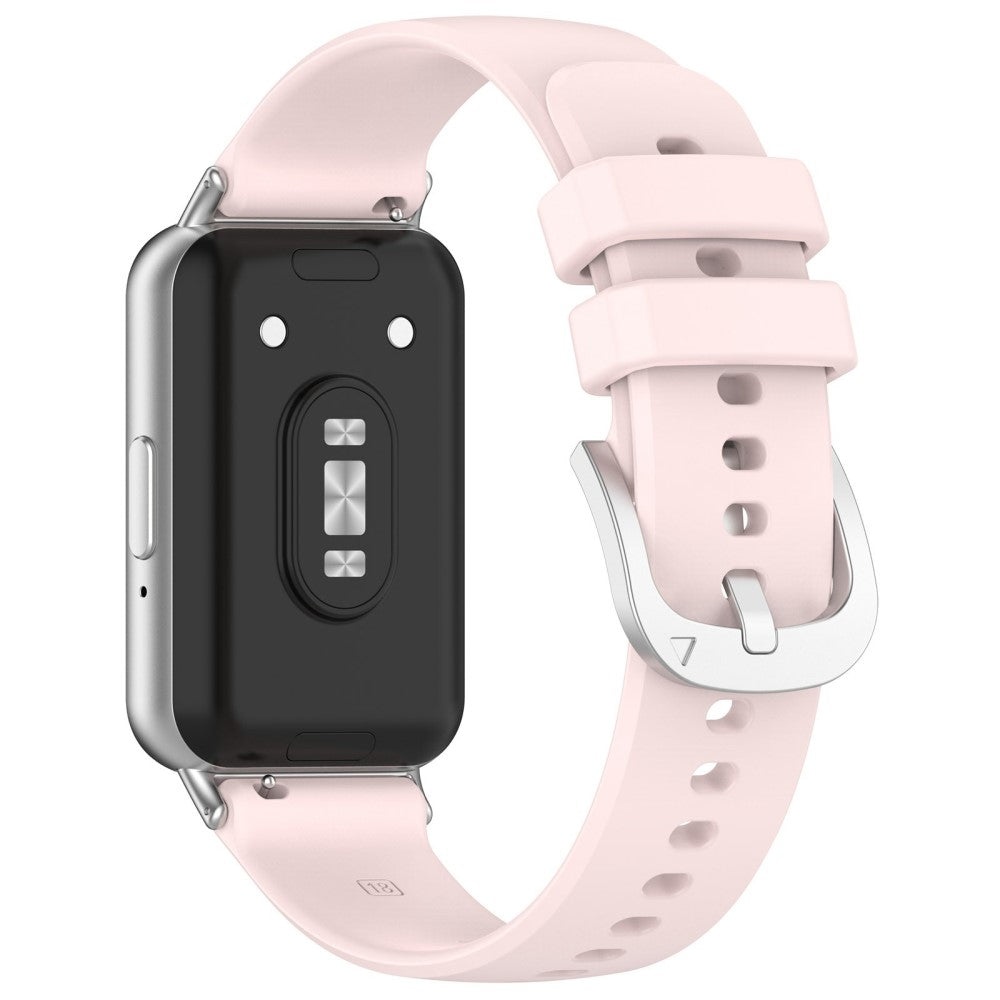 Very Comfortable Samsung Galaxy Fit 3 Silicone Strap - Pink#serie_2