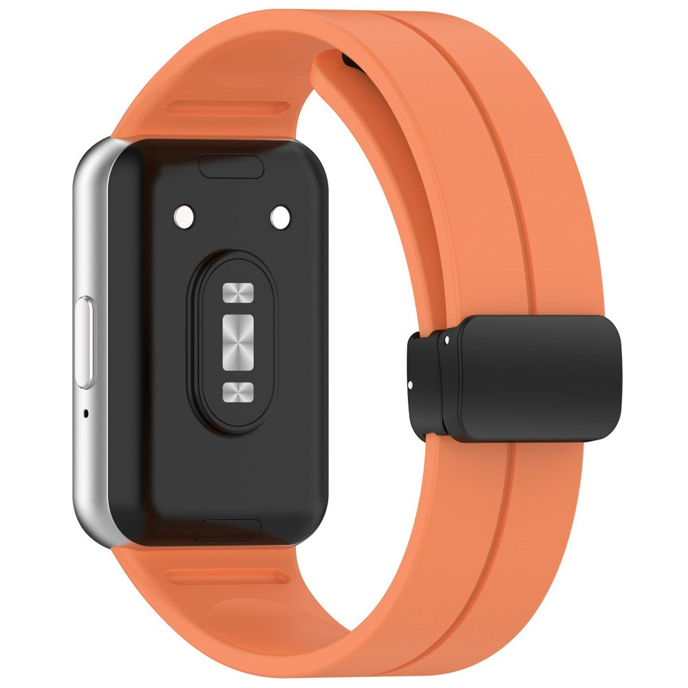 Super Agreeable Samsung Galaxy Fit 3 Silicone Strap - Orange#serie_3