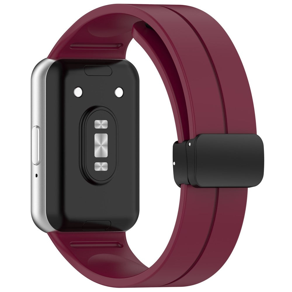 Super Agreeable Samsung Galaxy Fit 3 Silicone Strap - Red#serie_5