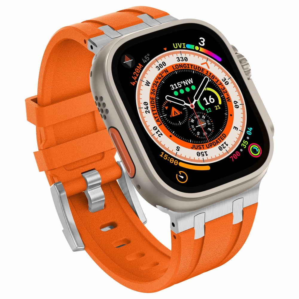 Absolutely Neat Apple Smartwatch Silicone Universel Strap - Orange#serie_9