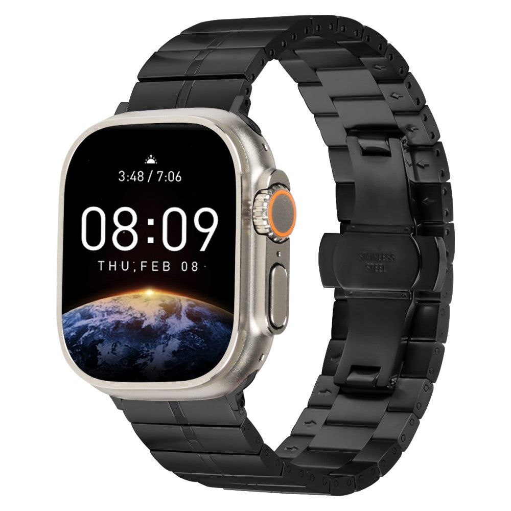 Remarkably Beautiful Apple Smartwatch Metal Universel Strap - Black#serie_2