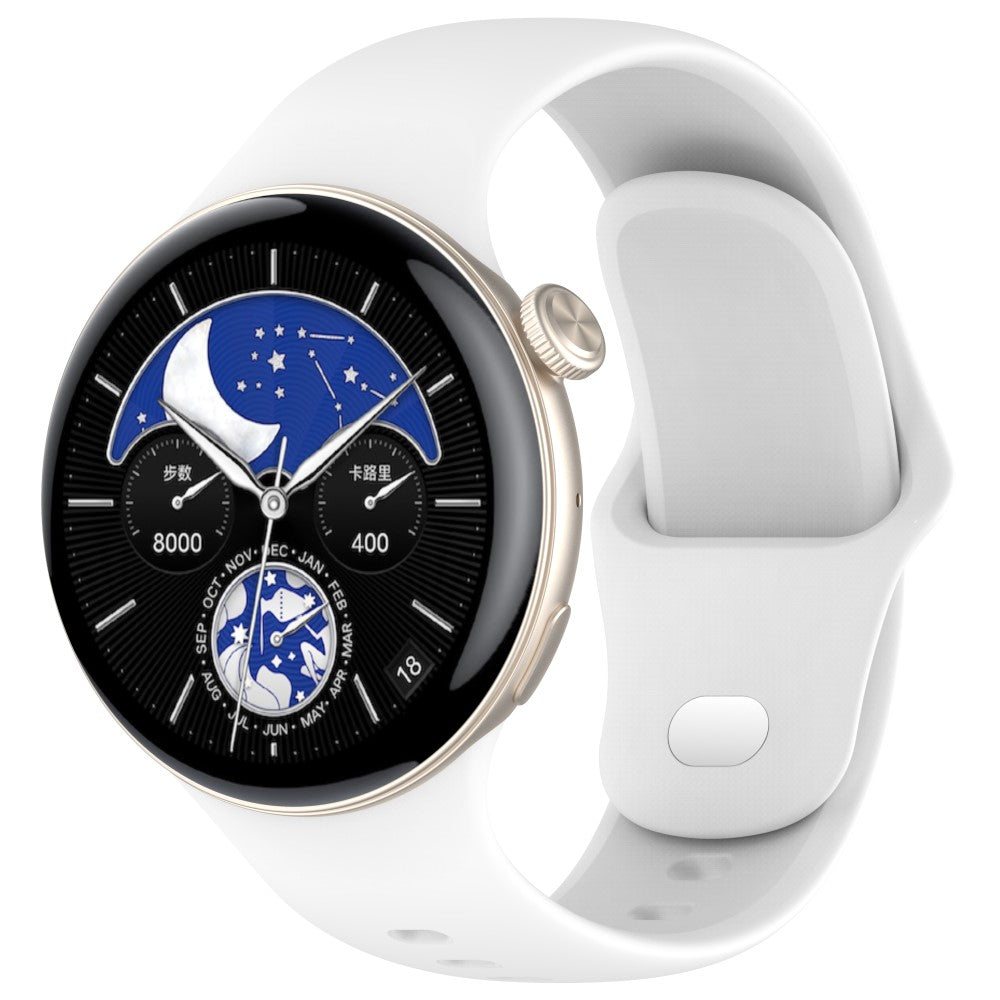 Vivo Watch 3 / Vivo iQOO Watch Silicone Universel Strap - White#serie_1