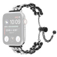 Superflot Metal Og Rhinsten Universal Rem passer til Apple Smartwatch
