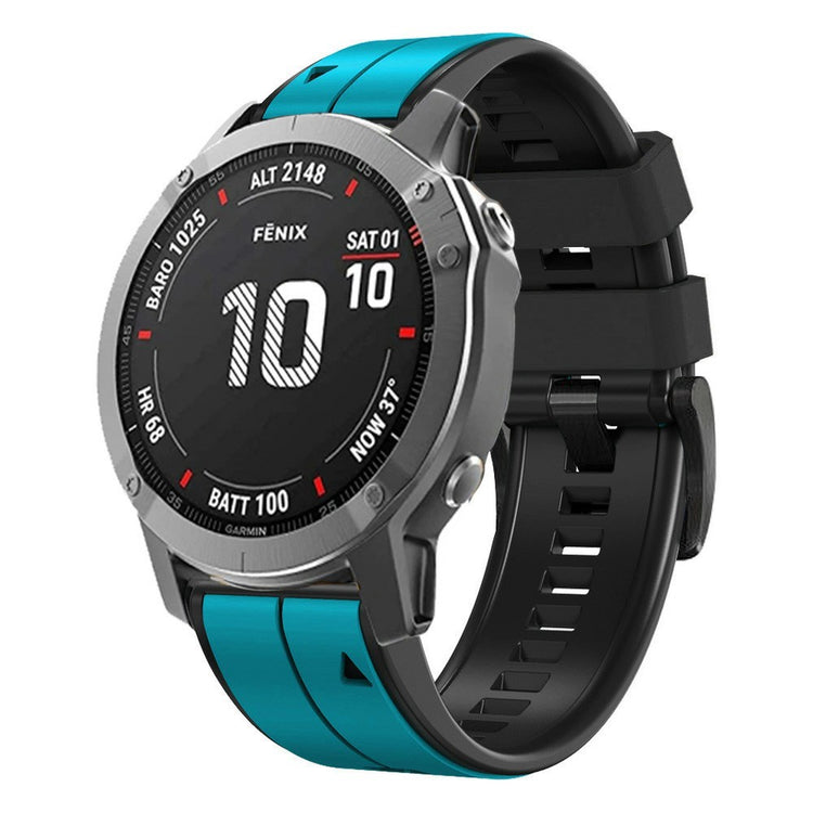 Very Stylish Garmin Smartwatch Silicone Universel Strap - Blue#serie_9