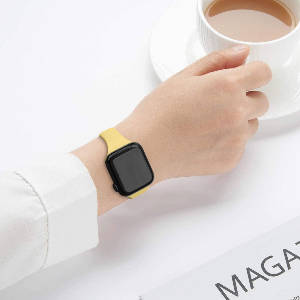 Brilliant Apple Smartwatch Silicone Universel Strap - Yellow#serie_5