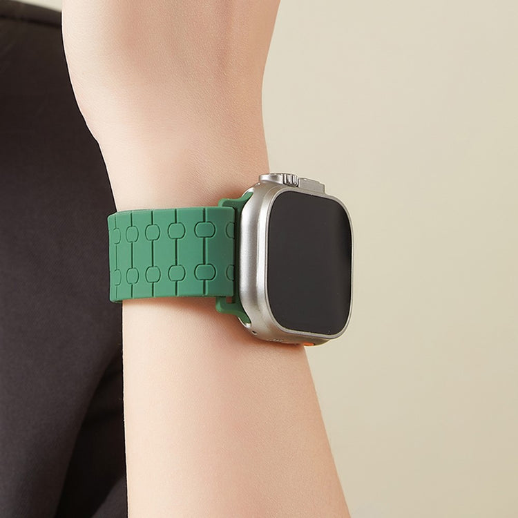 Mega Sweet Apple Smartwatch Silicone Universel Strap - Green#serie_2