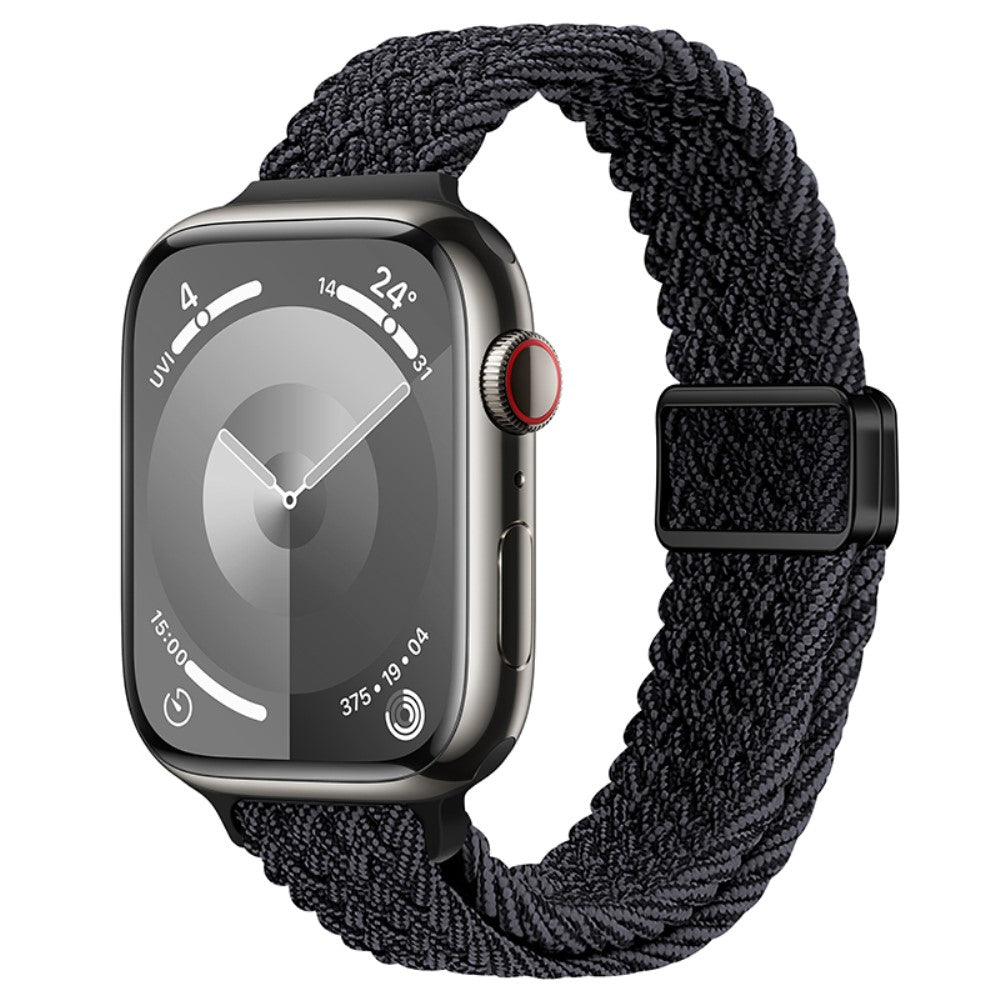 Super Fantastic Apple Smartwatch Nylon Universel Strap - Black#serie_9